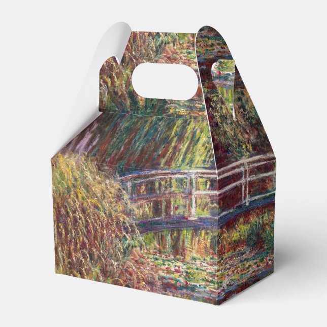 Caixinha De Lembrancinhas Claude Monet - Lagoa de Água Lily, Harmonia Rosa (Frente)