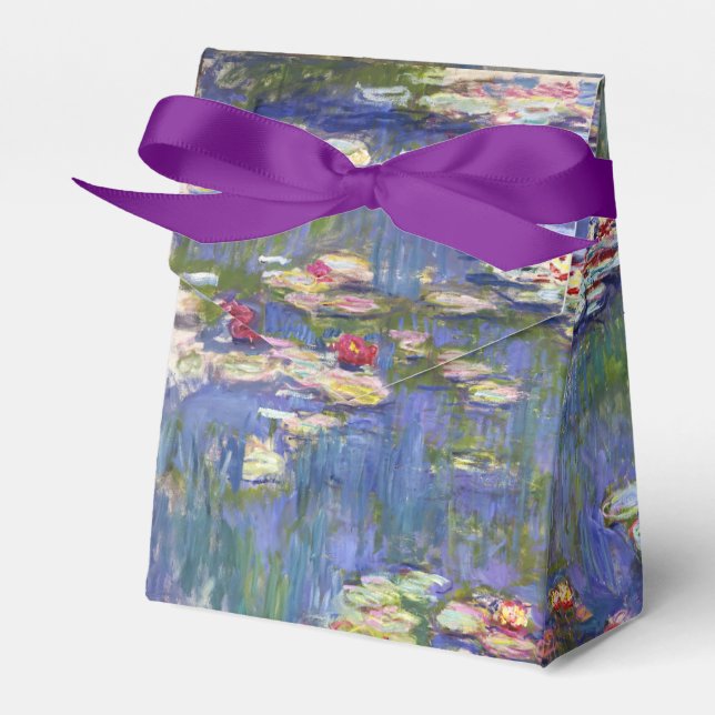 Caixinha De Lembrancinhas Claude Monet - Lírios/Ninfas (Frente)