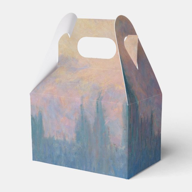 Caixinha De Lembrancinhas Claude Monet Parlamento Europeu Sunset (Frente)