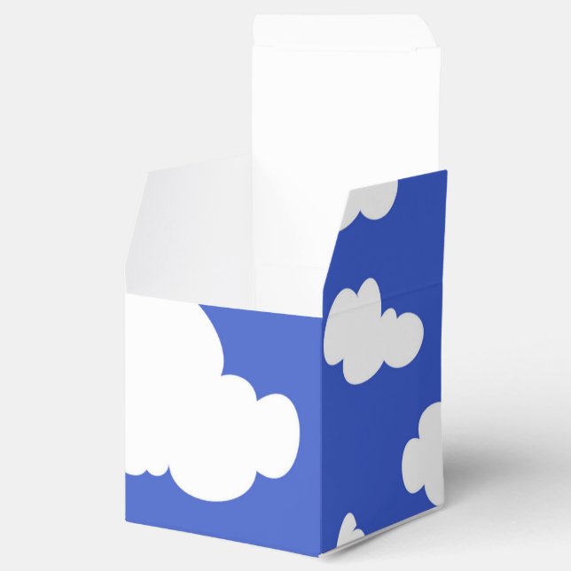 Caixinha De Lembrancinhas Cloudy Blue Sky White Clouds Dreamy Clouding (Aberto)