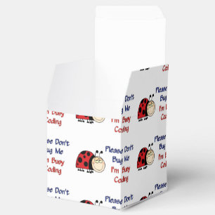 Caixinha De Lembrancinhas Codificador médico Ladybug2
