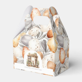 Caixinha De Lembrancinhas Coelho da Páscoa bege personalizado