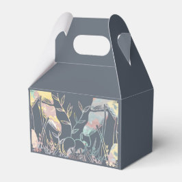 Caixinha De Lembrancinhas Cogumelos Aquarela