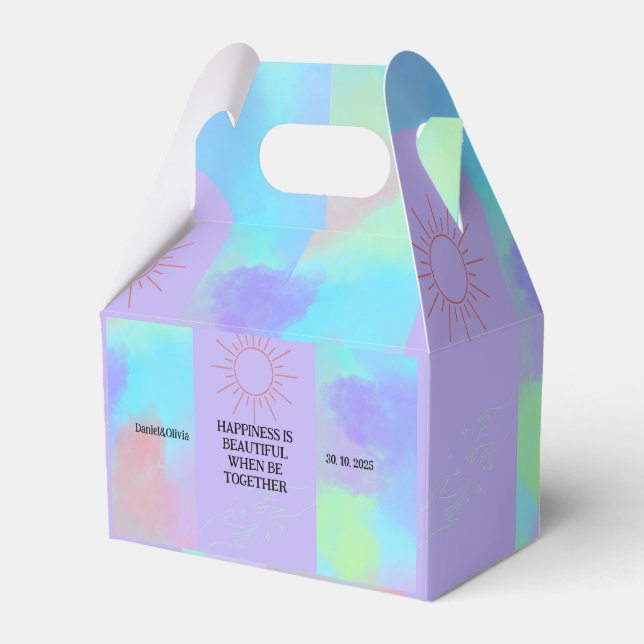 Caixinha De Lembrancinhas Coisa Profunda Roxo De Febre Suave (Frente)