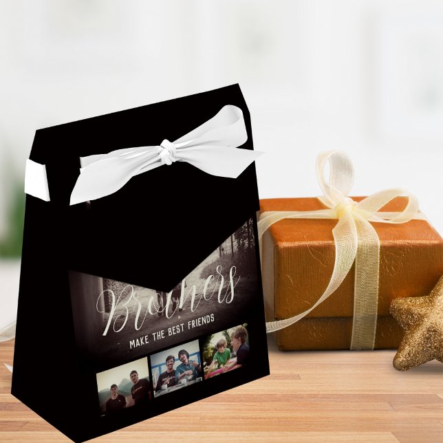 Caixinha De Lembrancinhas Colagem de Fotos Escura dos Melhores Amigos do Mod (Criador carregado)