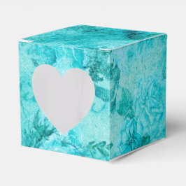 Caixinha De Lembrancinhas Colagem de Rosas Azuis Distintas