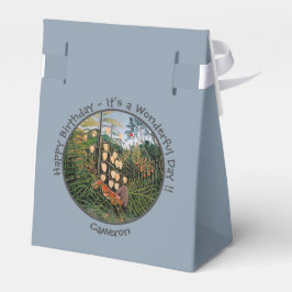 Caixinha De Lembrancinhas Coleção de Itens do Partido Henri Rousseau Tiger &