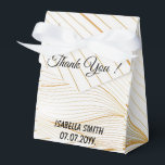 Caixinha De Lembrancinhas Coleção de Linha de Folhas Brancas Douradas Modern<br><div class="desc">Caixa de Favor Coleção de Linha de Folhas Brancas Douradas Moderna Elegante - Produto Personalizado - (Digite BOKI412 na pesquisa do site (navegador) para ver a oferta de todas as minhas criações. Obrigado. ) - Veja meus outros produtos e coleções, escolha um presente para você e seus entes queridos. Obrigado...</div>