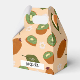 Caixinha De Lembrancinhas Coleção de padrões da fruta - Kiwi