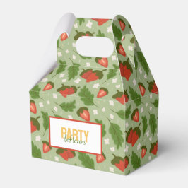 Caixinha De Lembrancinhas Coleção de padrões da fruta - Morangos