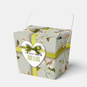 Caixinha De Lembrancinhas Coleção Romântica de Casamento Floral de Charm Vin