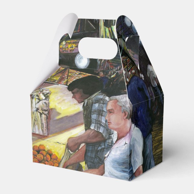 Caixinha De Lembrancinhas Comércio masculino, Jerusalém (Verso)