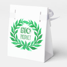 Comida verde de Fazenda de aquarela de bioproduto