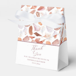 Caixinha De Lembrancinhas Conchas de Praia Aquarela Casamento Chic Costeiro