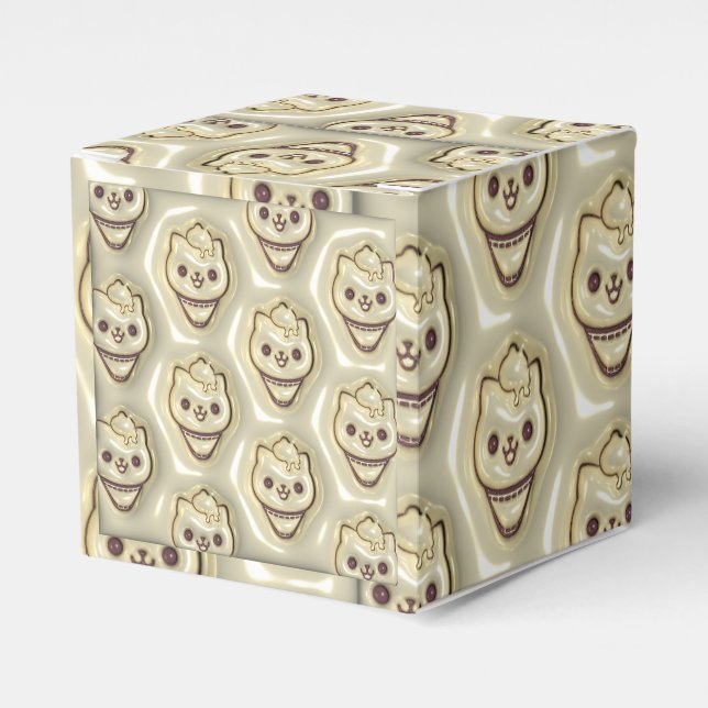 Caixinha De Lembrancinhas Cone do Sorvete branco (Frente)