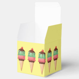 Caixinha De Lembrancinhas Cones de sorvete