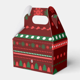 Caixinha De Lembrancinhas Conjunto de Etiquetas de Comida de Natal e Bebida