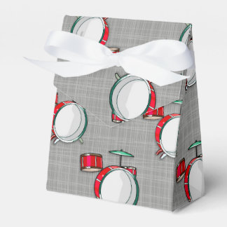 Caixinha De Lembrancinhas Conjunto de tambores; tambores vermelhos