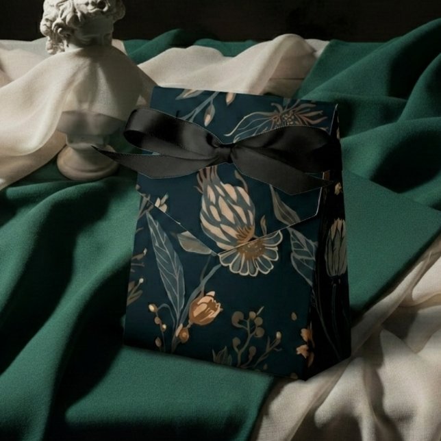 Caixinha De Lembrancinhas Convidado de Casamento Botânico Temperamental (Moody Botanical Contemporary Wedding Guest Favor Boxes)