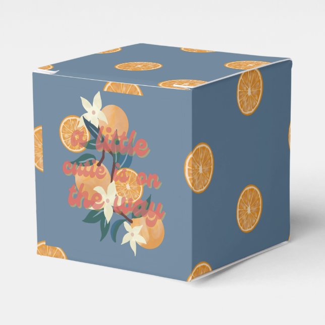 Caixinha De Lembrancinhas convidado do chá de fraldas (Frente)