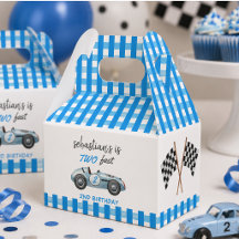 Convite de 2º Aniversário de Dois Carros de Corrid