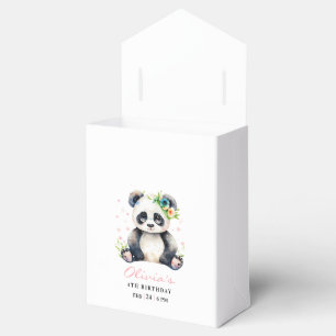 Caixinha De Lembrancinhas Convite de Aniversário Panda, Convite de Aniversár