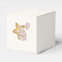 Convite de Chuvinha de Bebê Coelhinho em Aquarela