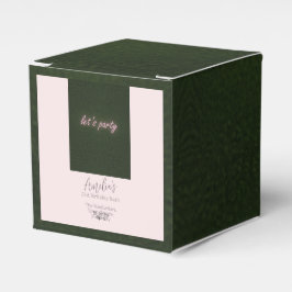 Caixinha De Lembrancinhas Convite Rosa Neon Party