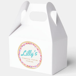 Caixinha De Lembrancinhas Cookie Personalizado de Bakery Personalizado