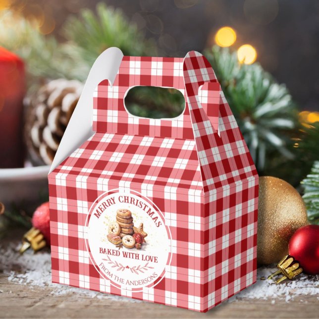 Caixinha De Lembrancinhas Cookies De Natal Feitos Com Amor (Criador carregado)