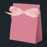 Caixinha De Lembrancinhas Cor de Tendência Rosa Suave<br><div class="desc">Caixa de favoritos cor-de-rosa suave / rosado de morango da nossa "Coleção de Cor de Natal Rosa de Tendy". Caixa de favoritos cor-de-rosa de morango elegante não só para natal.</div>