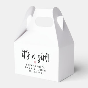 Caixinha De Lembrancinhas Coração cor-de-rosa é um chá de fraldas da men