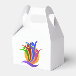 Caixinha De Lembrancinhas Coração de dar Logotipo de Caridade