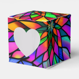 Caixinha De Lembrancinhas Coração de Vidro Mantido Faux