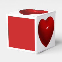 Coração vermelho brilhante