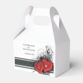 Caixinha De Lembrancinhas Corações e Rolos