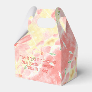 Caixinha De Lembrancinhas Coral Wedding