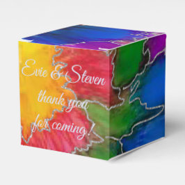 Caixinha De Lembrancinhas Cores Elegantes Clássicas de Casamento