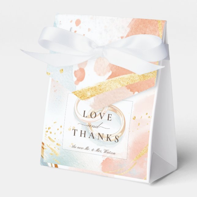 Caixinha De Lembrancinhas Cores Soft Chic Simples e Elegantes (Frente)