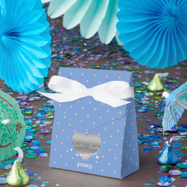 Caixinha De Lembrancinhas Cornflower Blue Party Favor Boxes (Festa)