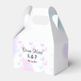 Caixinha De Lembrancinhas correspondência divina adicionar nome do casal let