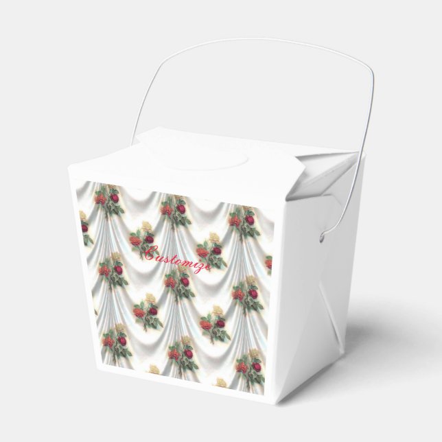 Caixinha De Lembrancinhas Cortina de rose vermelha Thunder_Cove (Frente)