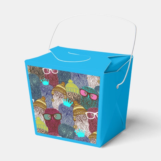 Caixinha De Lembrancinhas Coruja na coroa (Frente)