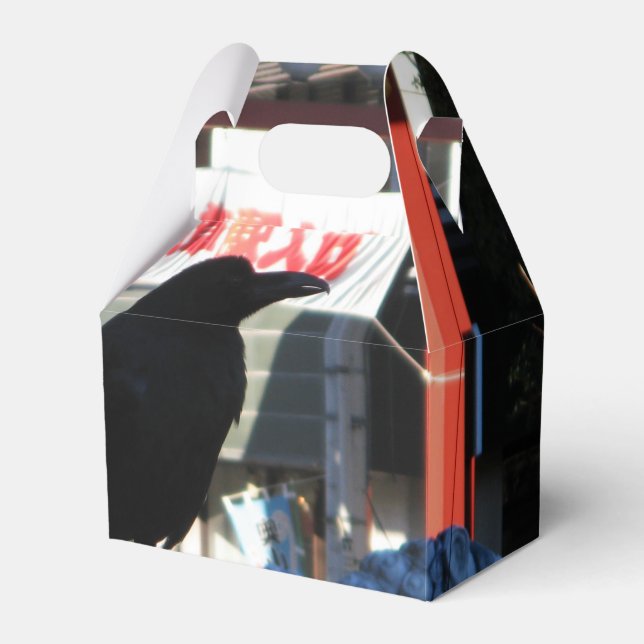 Caixinha De Lembrancinhas Corvo Japonês (Frente)