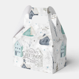 Caixinha De Lembrancinhas Cozy Home Teal ID985