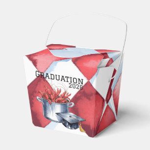 Caixinha De Lembrancinhas Crawfish & Bonés: Uma Celebração de Graduação Ence