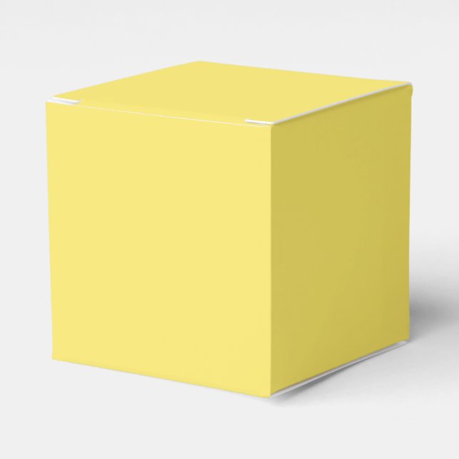 Caixinha De Lembrancinhas Crayon Color Yellow Favor Box (Frente)