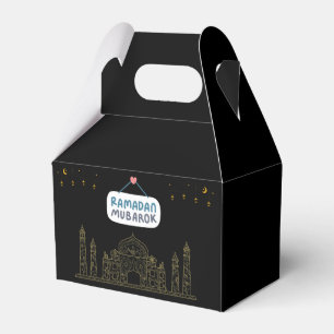 Caixinha De Lembrancinhas Crescente Islâmico Ramadan Kareem - Arte Tipográfi