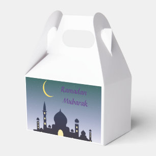 Caixinha De Lembrancinhas Crescente Islâmico Ramadan Kareem - Arte Tipográfi