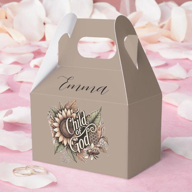 Caixinha De Lembrancinhas Criança de Deus (Casamento)
